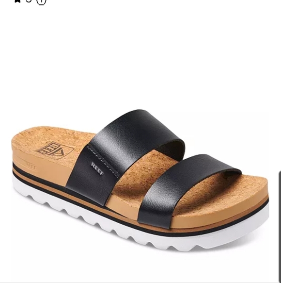 Reef Cushion Vista Hi Slip-on Platform Slide Sandals Women's Size 9 - Picture 13 of 15